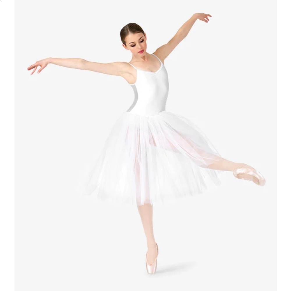 EUC White Ballet Romantic Tutu Dress Size S
